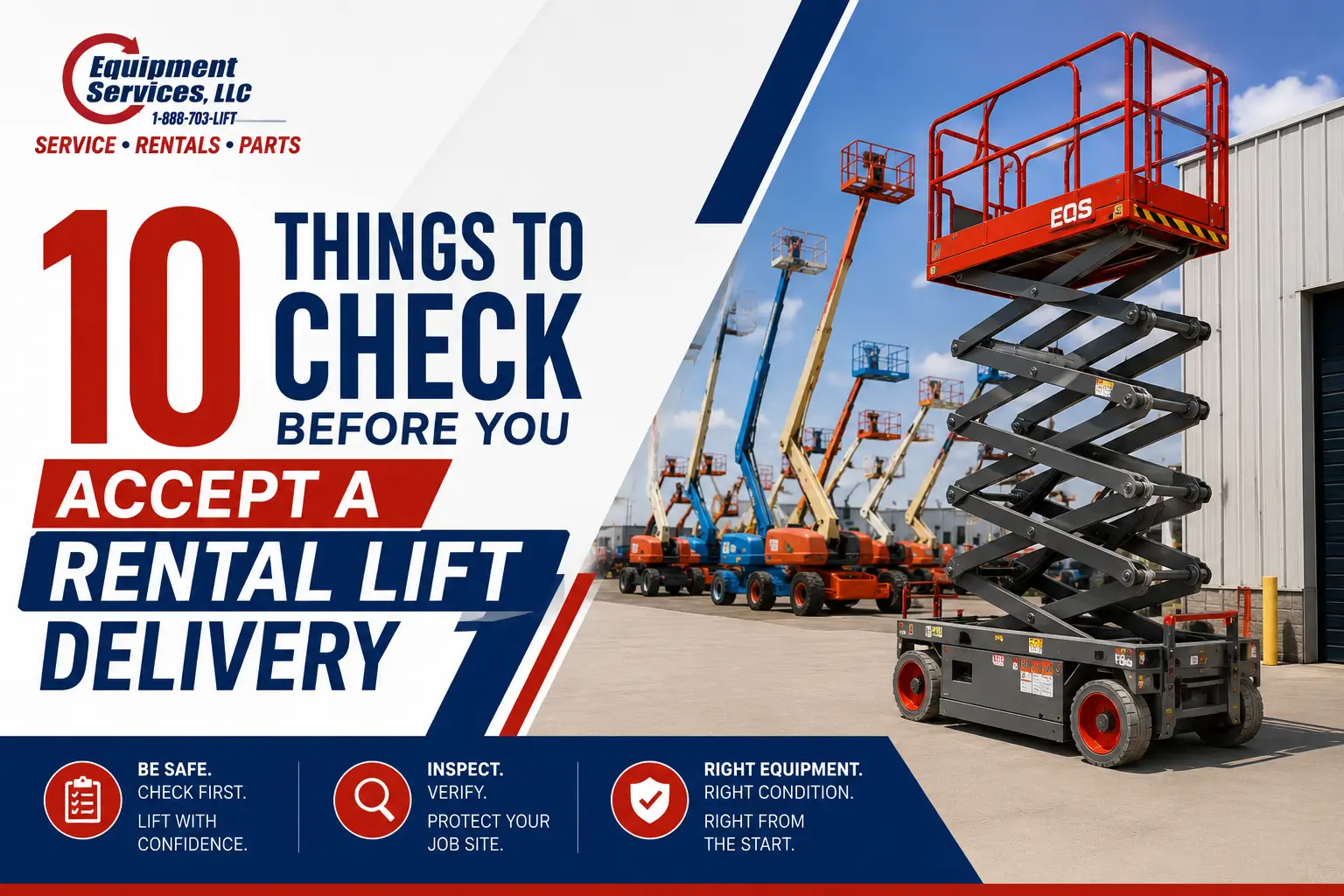 10 Things to Check Before You Accept a Rental Lift Delivery